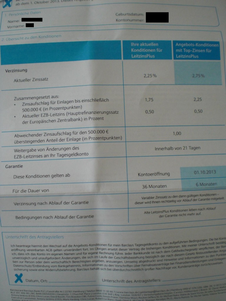 Kontoantrag mit Konditionsvergleich » Der TagesgeldBlog